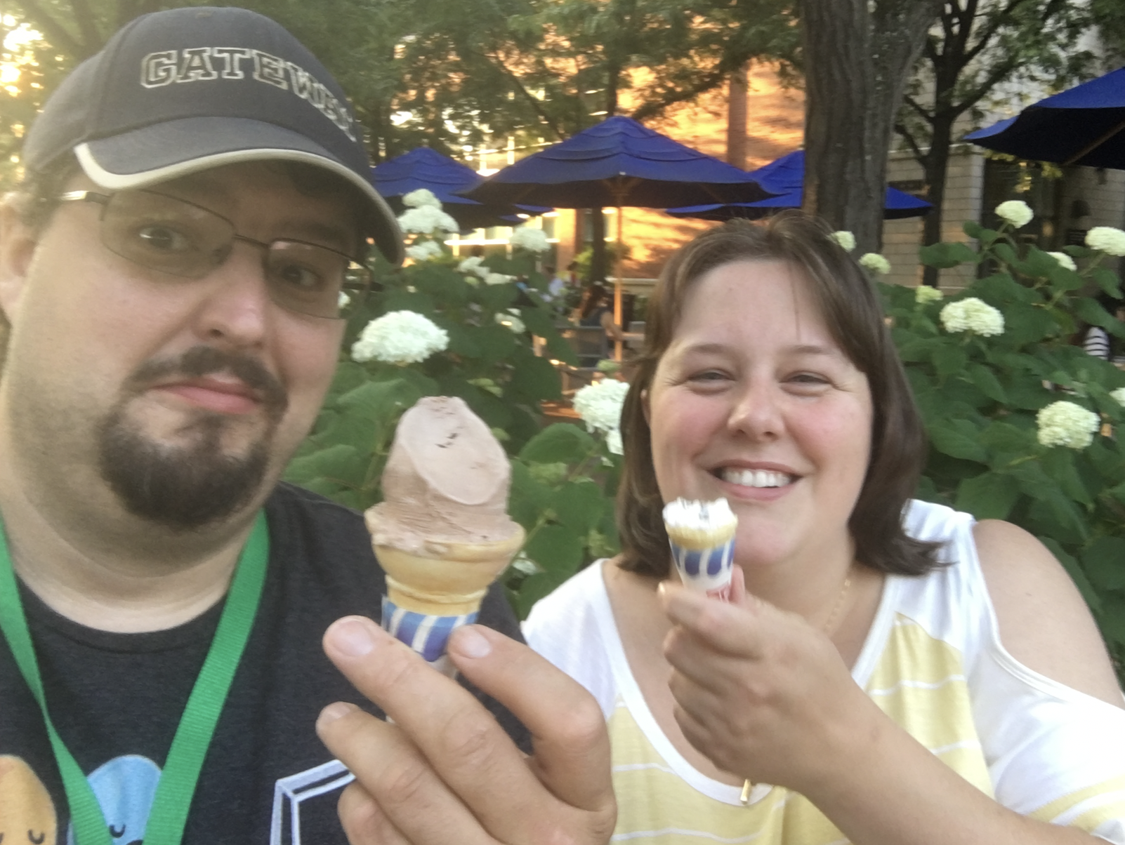 Mrs&rsquo;s and Myself at the Penn State Creamery during MacAdmins 2019